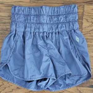 Free People Movement Charcoal Athletic High-Waisted Shorts